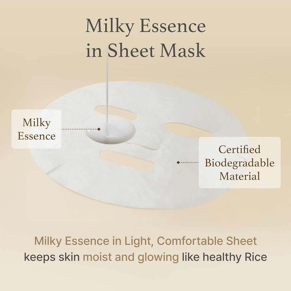 I'm from applying mask on face to demonstrate even coverage and hydration