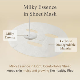 I'm from applying mask on face to demonstrate even coverage and hydration