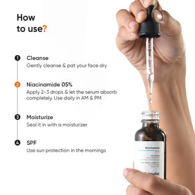 Minimalist Niacinamide Serum 5% + Hyaluronic Acid 1% — 30 ml, Fragrance-Free, Pore-Refining