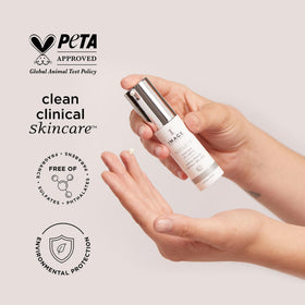 IMAGE Skincare AGELESS size comparison showing jar scale and how little is needed