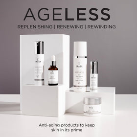 IMAGE Skincare ingredient label close-up showing glycolic acid and aloe benefits