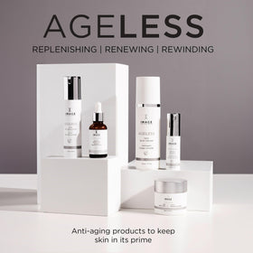 IMAGE Skincare AGELESS masque on bathroom counter in lifestyle scene suggesting spa treatment