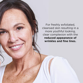 IMAGE Skincare foaming texture close-up showing gentle exfoliation action