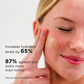 IMAGE Skincare applying tinted moisturizer on face for a natural luminous finish