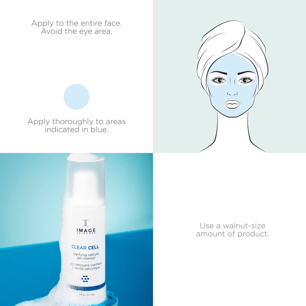 IMAGE Skincare foam texture closeup showing gentle lather and cleansing