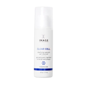 IMAGE Skincare front packaging showing cleanser and clear benefits