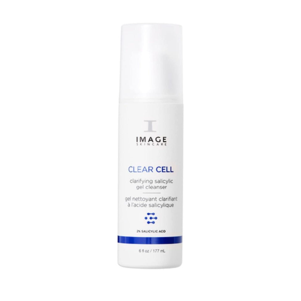 IMAGE Skincare front packaging showing cleanser and clear benefits