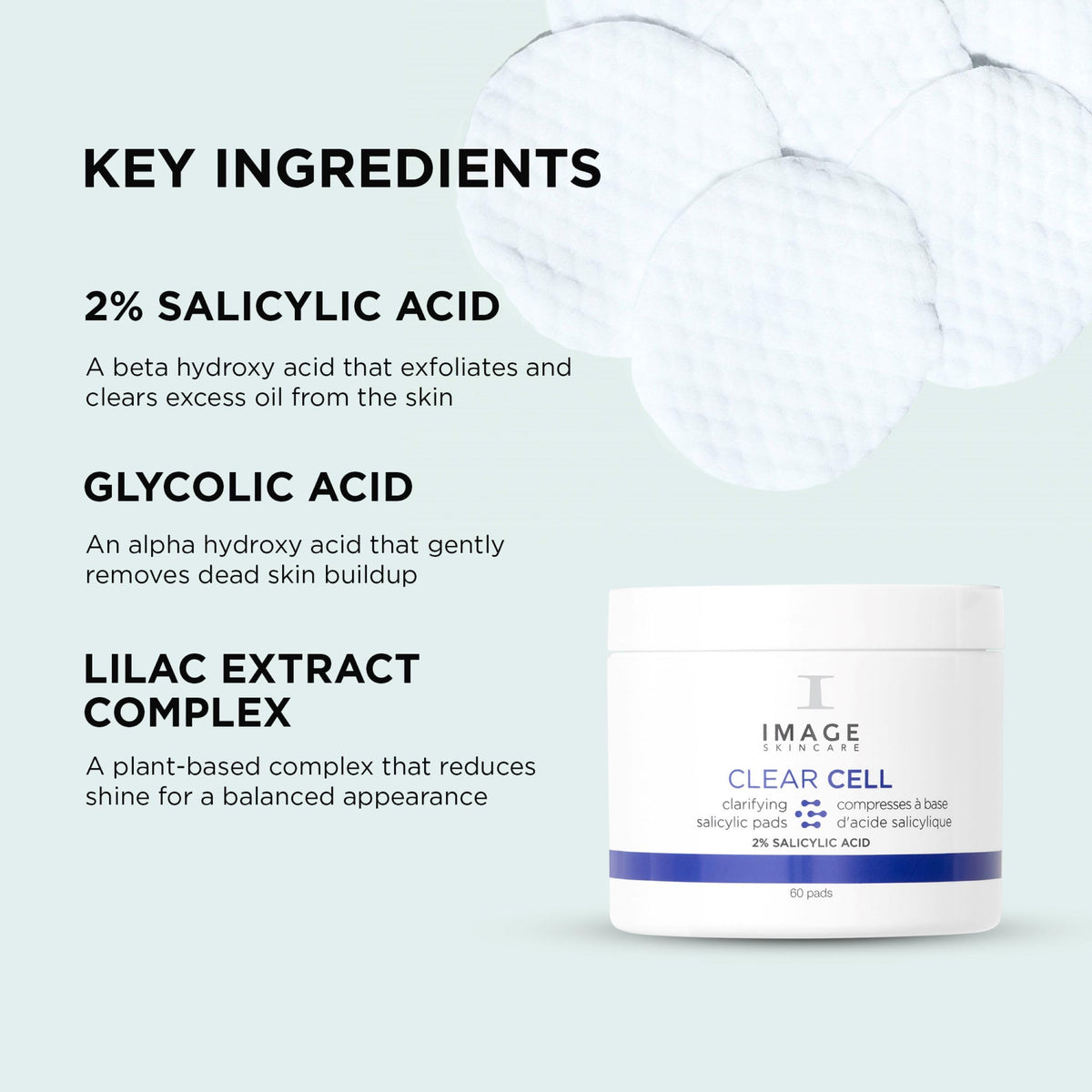 IMAGE Skincare pad in hand demonstrating on-the-go oil control and convenience