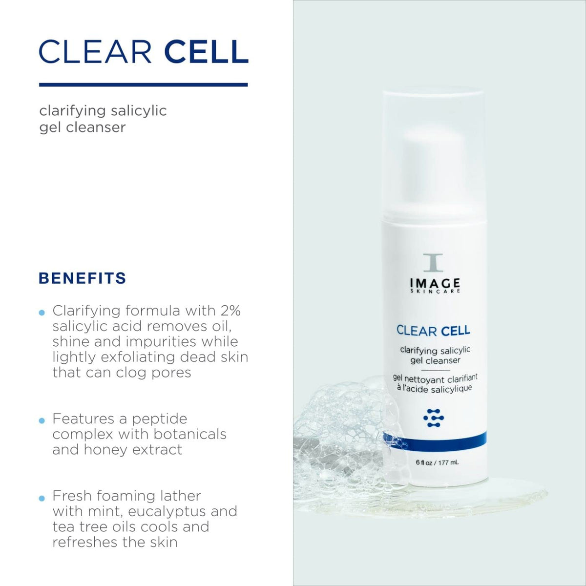 IMAGE Skincare pump dispenser demonstrating easy, controlled dispensing