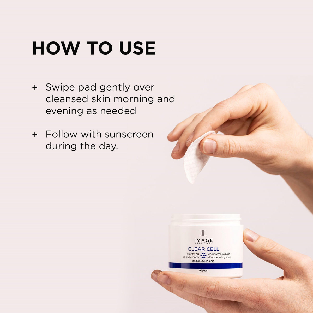 IMAGE Skincare tub beside smartphone showing compact size for travel convenience