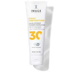IMAGE Skincare front packaging showing SPF 30 travel tube and clean design