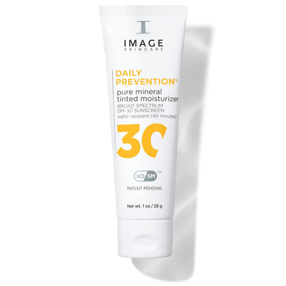 IMAGE Skincare front packaging showing SPF 30 travel tube and clean design