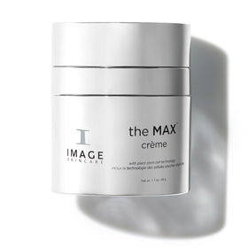 IMAGE Skincare MAX Crème front jar view showing sleek packaging and premium quality