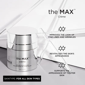 IMAGE Skincare MAX Crème creamy texture close-up highlighting rich hydration