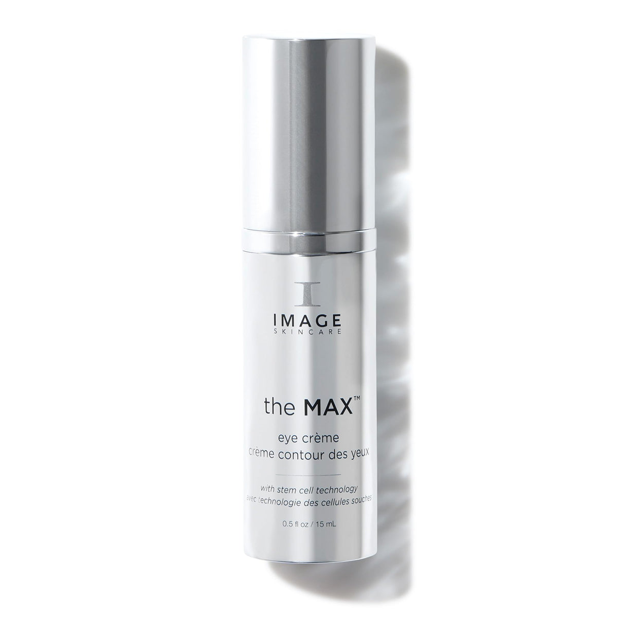 IMAGE Skincare MAX Eye Crème front view shows compact tube for convenient targeted treatment