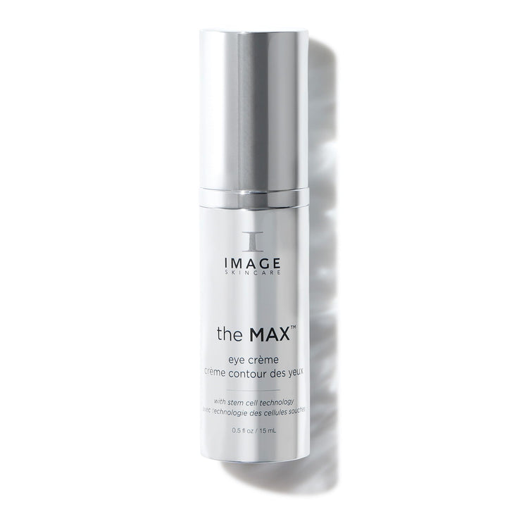 IMAGE Skincare MAX Eye Crème front view shows compact tube for convenient targeted treatment
