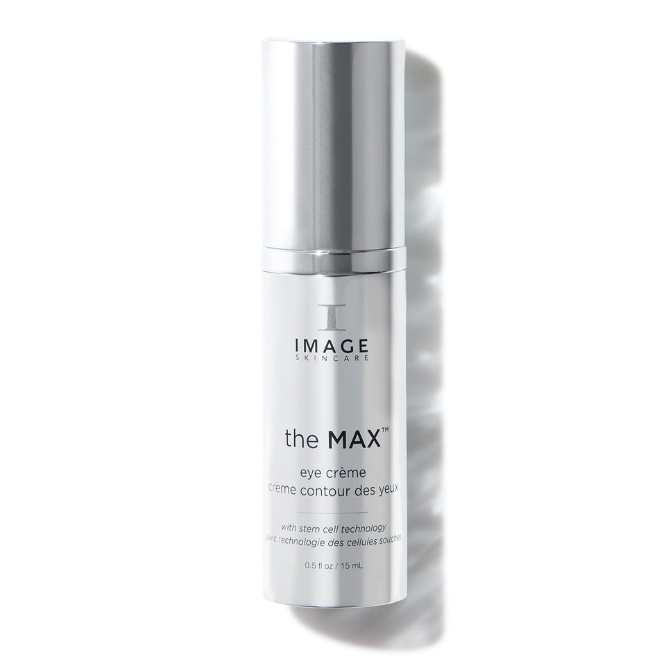 IMAGE Skincare MAX Eye Crème front view shows compact tube for convenient targeted treatment