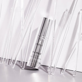 IMAGE Skincare MAX Eye Crème ingredients label highlighting peptides and plant cell extracts