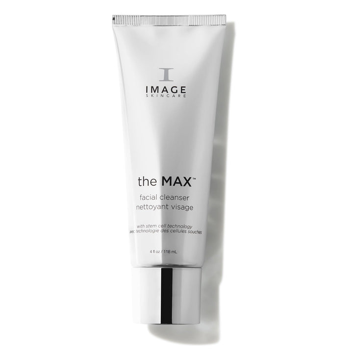 IMAGE Skincare MAX Facial Cleanser front packaging showing bottle and label benefiting clear identification