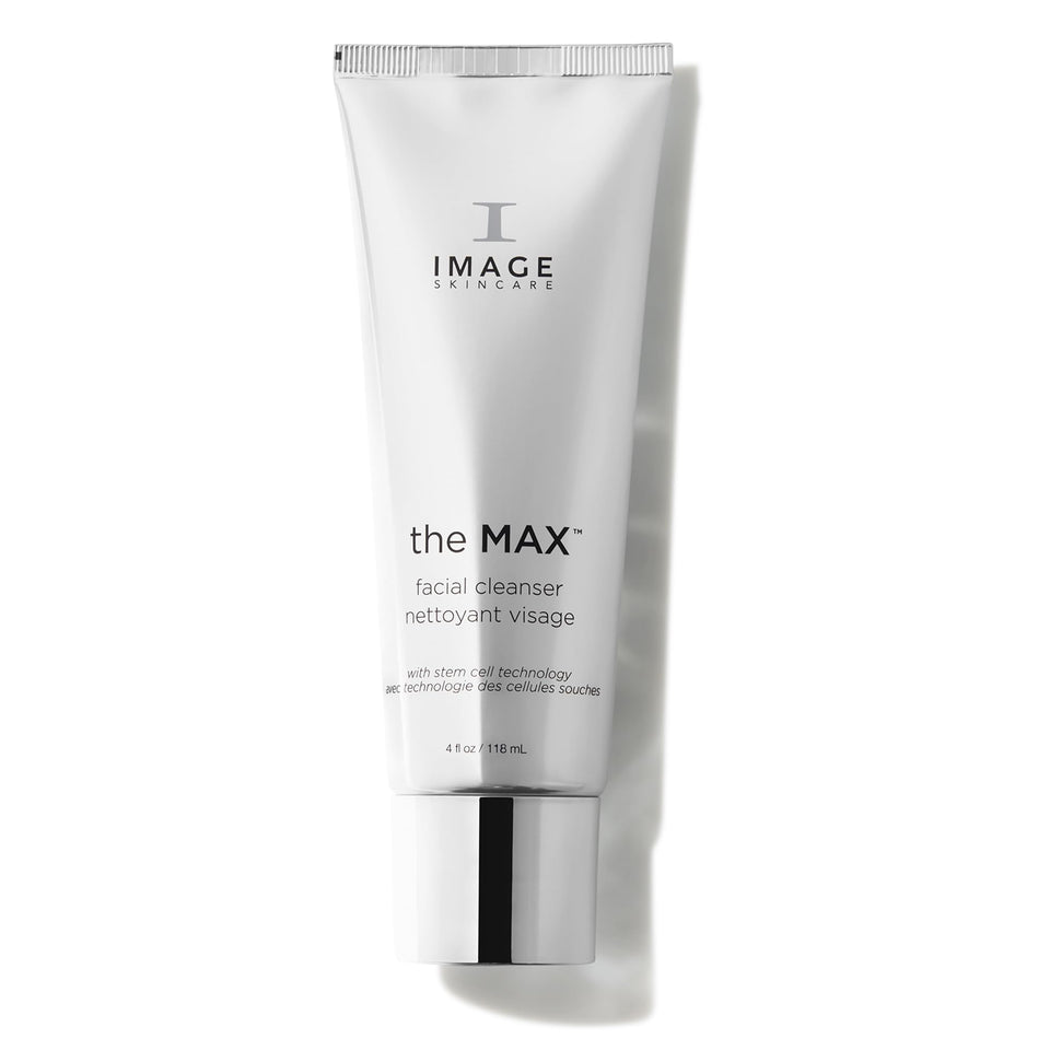 IMAGE Skincare MAX Facial Cleanser front packaging showing bottle and label benefiting clear identification