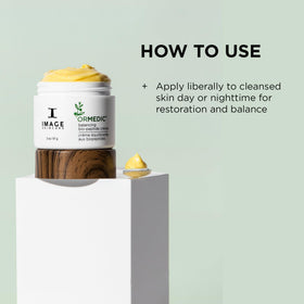 IMAGE Skincare 2oz jar beside coin for accurate size and travel-friendly benefit