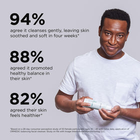 IMAGE Skincare foam in hand demonstrating gentle lather benefit