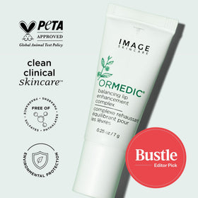 IMAGE Skincare application on lips displaying instant glossy hydration and improved appearance