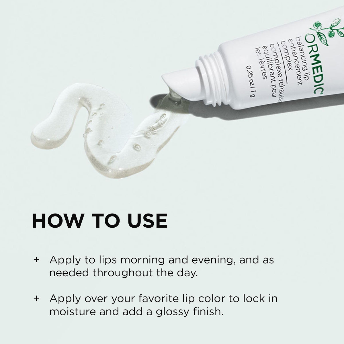 IMAGE Skincare layered over lipstick to lock color and add long-lasting shine