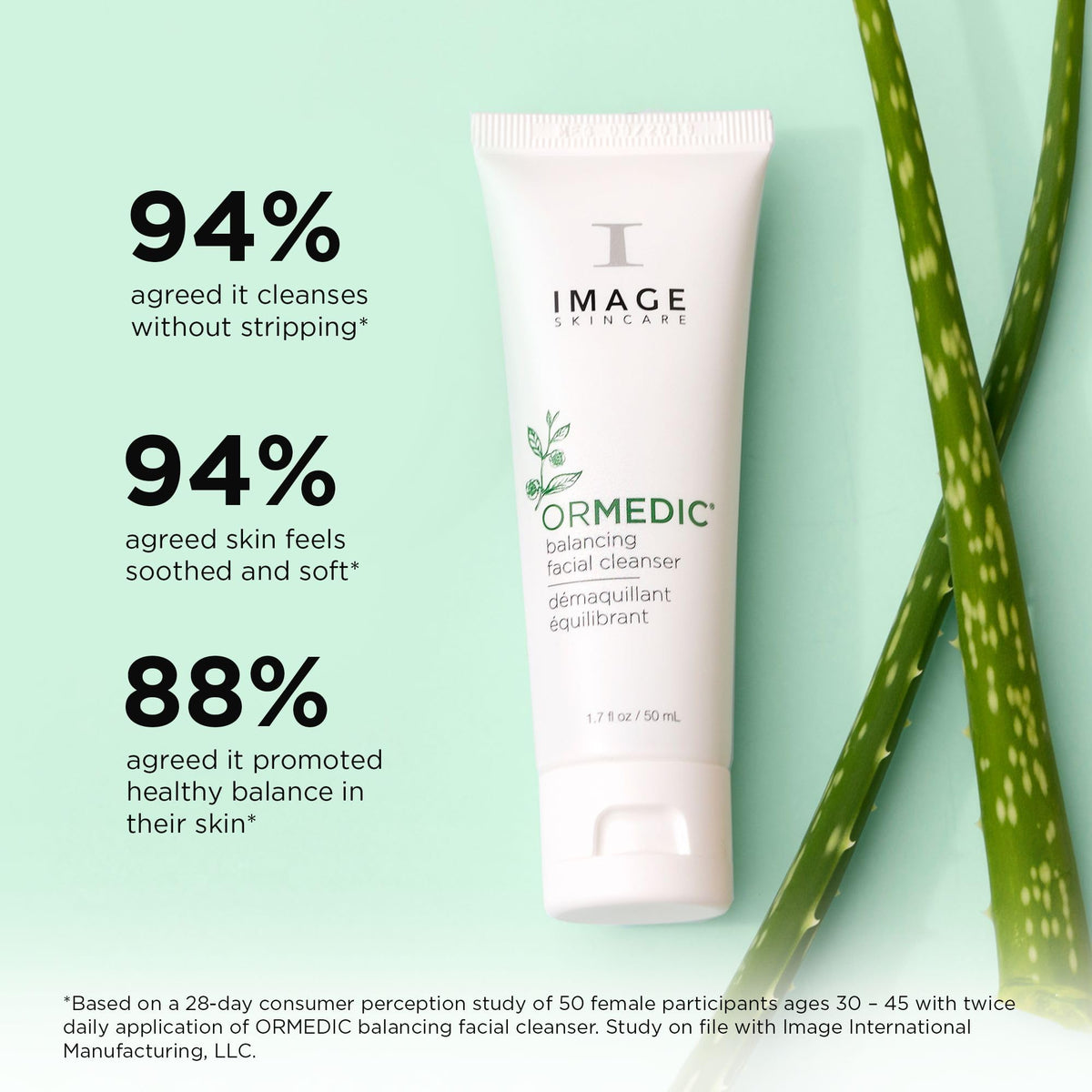 IMAGE Skincare ORMEDIC dispensing a small amount to palm illustrating easy, controlled application
