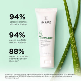 IMAGE Skincare ORMEDIC dispensing a small amount to palm illustrating easy, controlled application