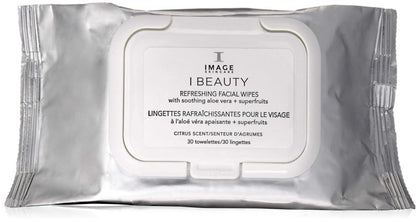 IMAGE Skincare pack front showing branding and resealable closure for convenient hydration