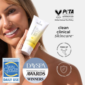 IMAGE Skincare SPF30 ingredient label highlighting zinc oxide