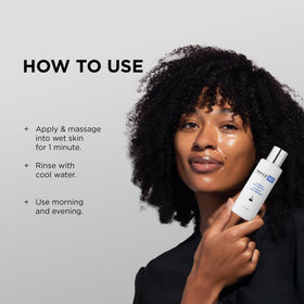 IMAGE Skincare close-up foam texture demonstrating gentle lather and exfoliation