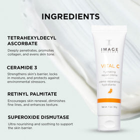IMAGE Skincare application on face demonstrating night-time use and smoother appearance