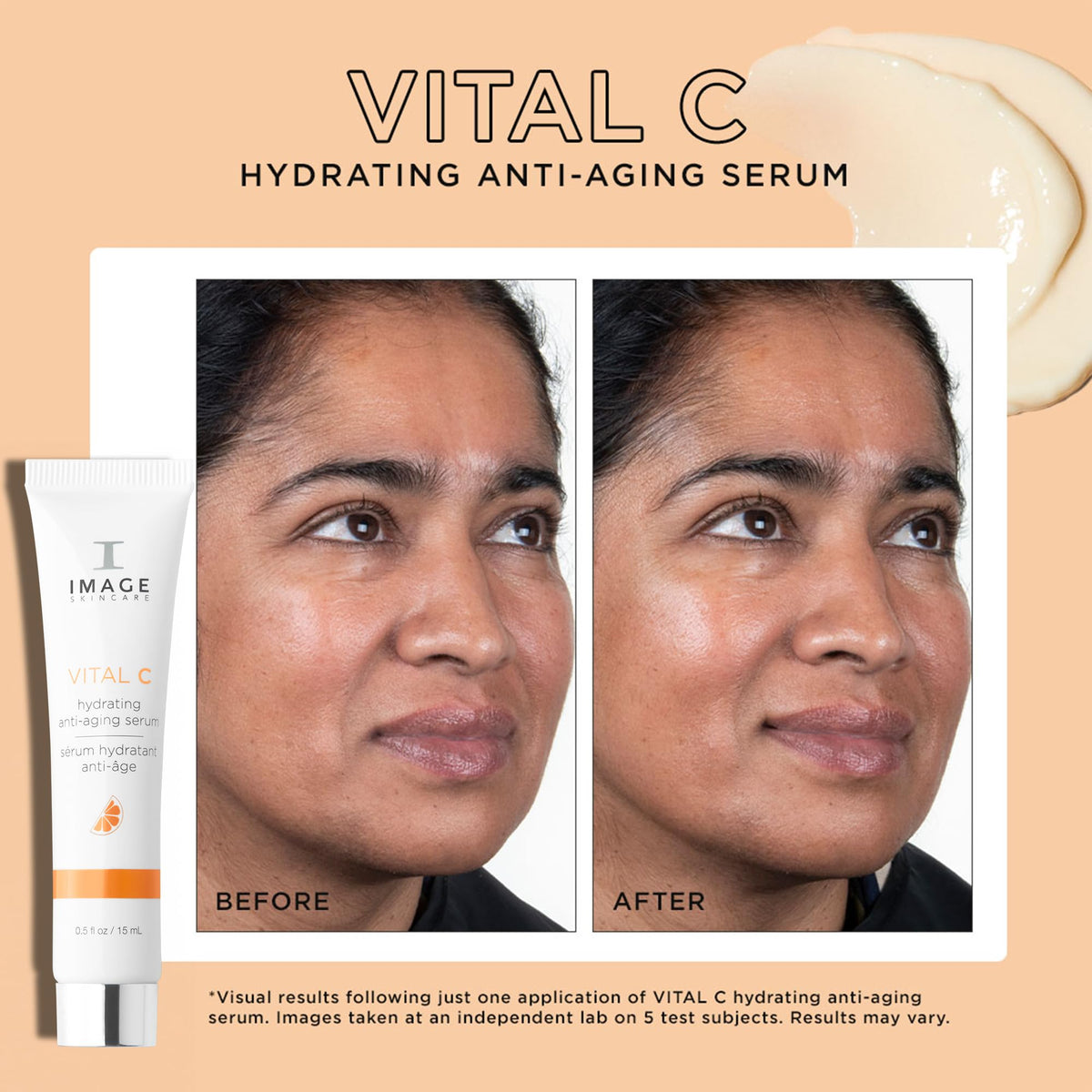 IMAGE Skincare close-up of label highlighting product name and potency benefits