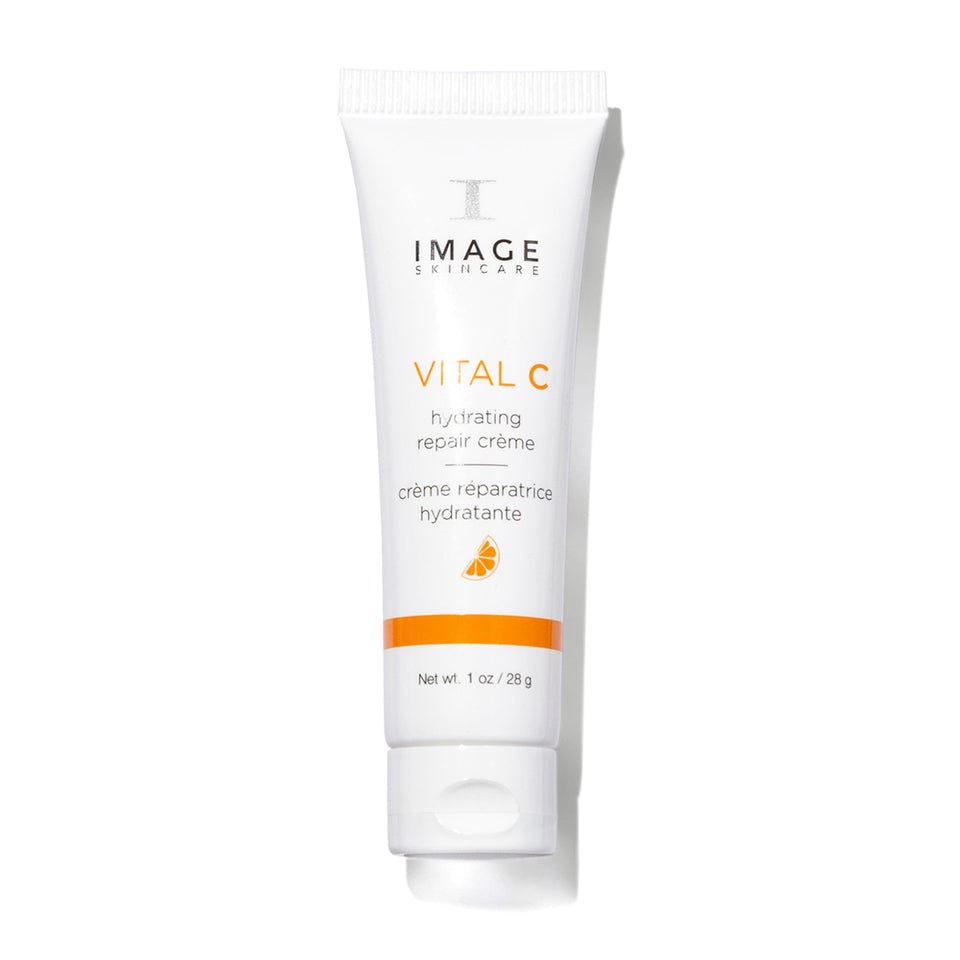IMAGE Skincare front jar displaying label and compact discovery size for travel convenience