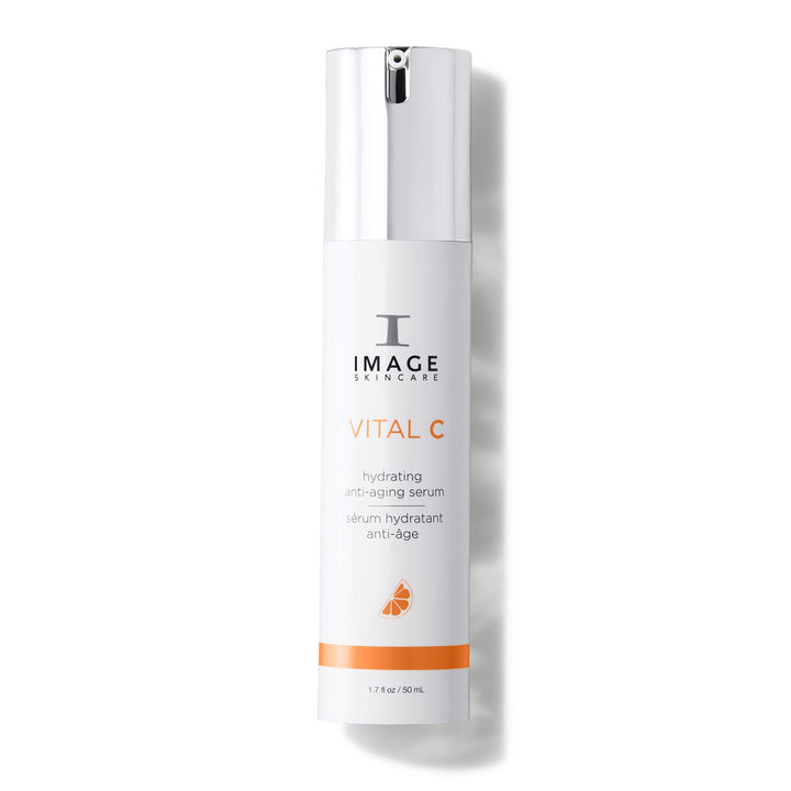 IMAGE Skincare VITAL C front packaging showing bottle and brand for brightening benefit