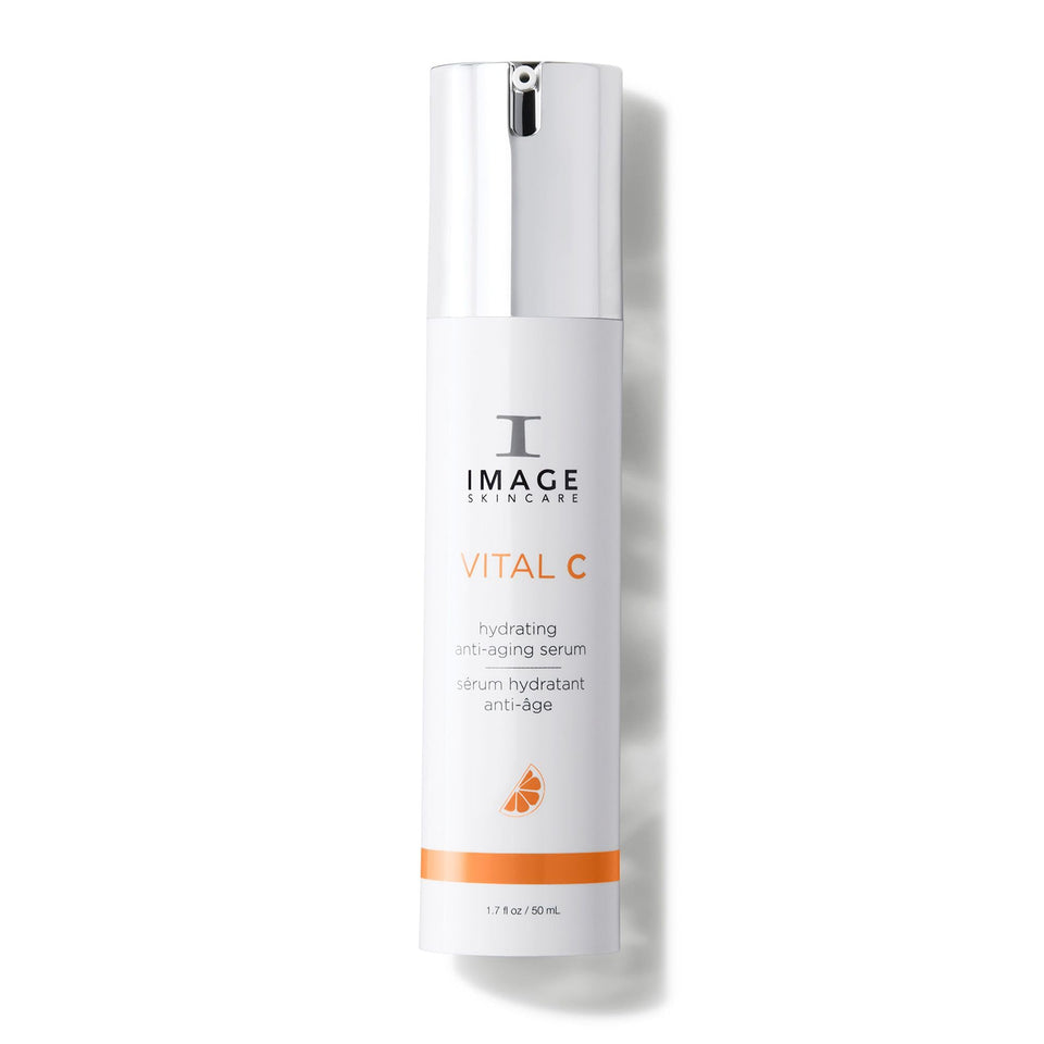 IMAGE Skincare VITAL C front packaging showing bottle and brand for brightening benefit