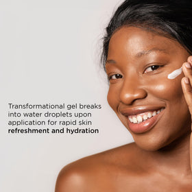 IMAGE Skincare ingredients display with hyaluronic acid and vitamin C for nourishment