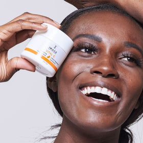 IMAGE Skincare VITAL C on bathroom shelf in lifestyle scene suggesting daily routine use