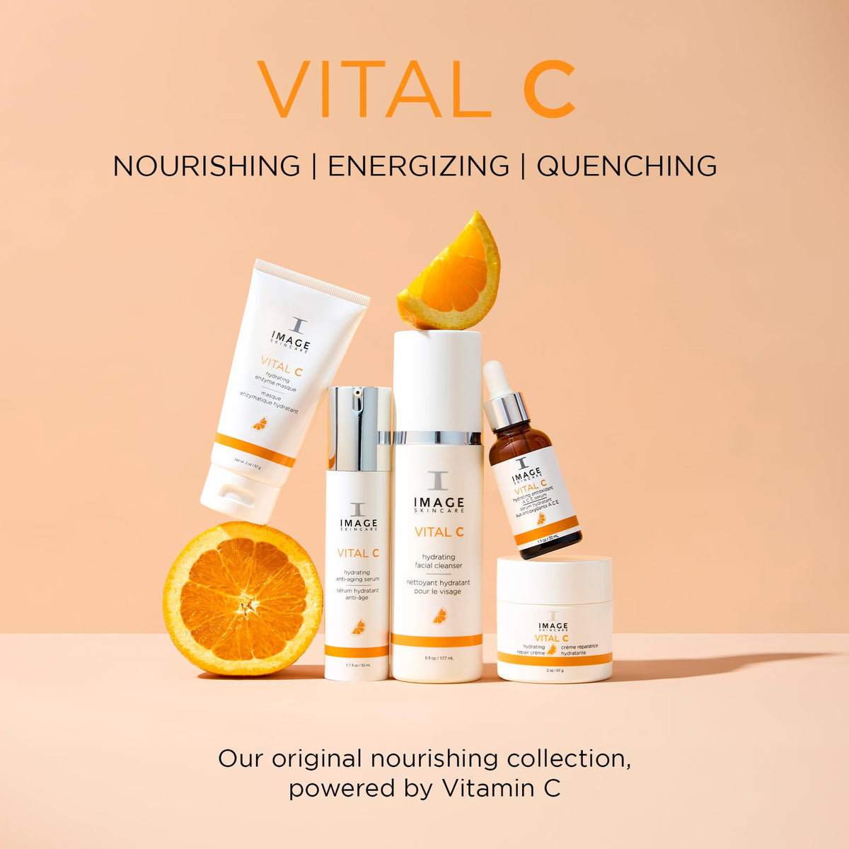 IMAGE Skincare product on bathroom shelf in a bright routine setting for daily use