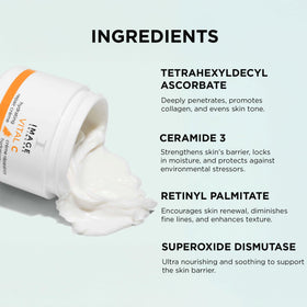 IMAGE Skincare VITAL C applied to neck and décolletage showing extended hydration benefits