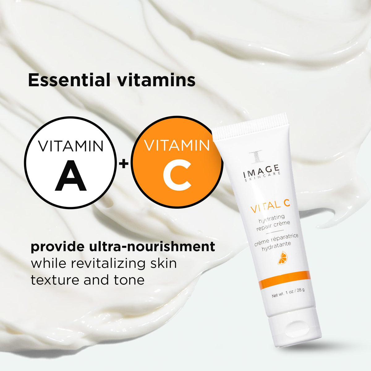 IMAGE Skincare open jar revealing creamy consistency that absorbs for overnight nourishment
