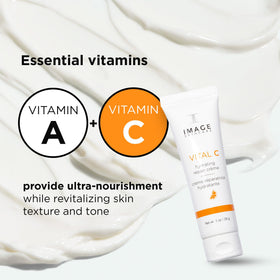 IMAGE Skincare open jar revealing creamy consistency that absorbs for overnight nourishment