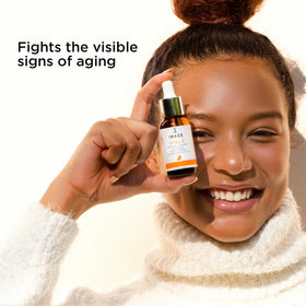 IMAGE Skincare serum texture close-up highlighting lightweight absorption