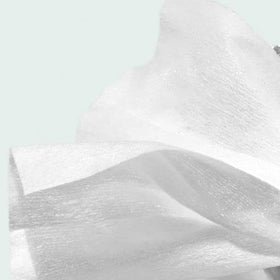 IMAGE Skincare wipe in use removing makeup from cheek, demonstrating effective wipe action