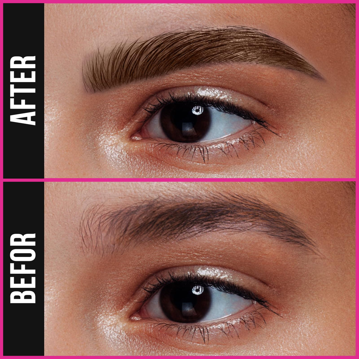 iMethod 3-prong tip detail demonstrating hair-like strokes for natural density