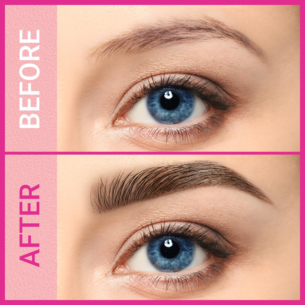 iMethod 4-fork tip close-up creating hair-like strokes for natural-looking brows
