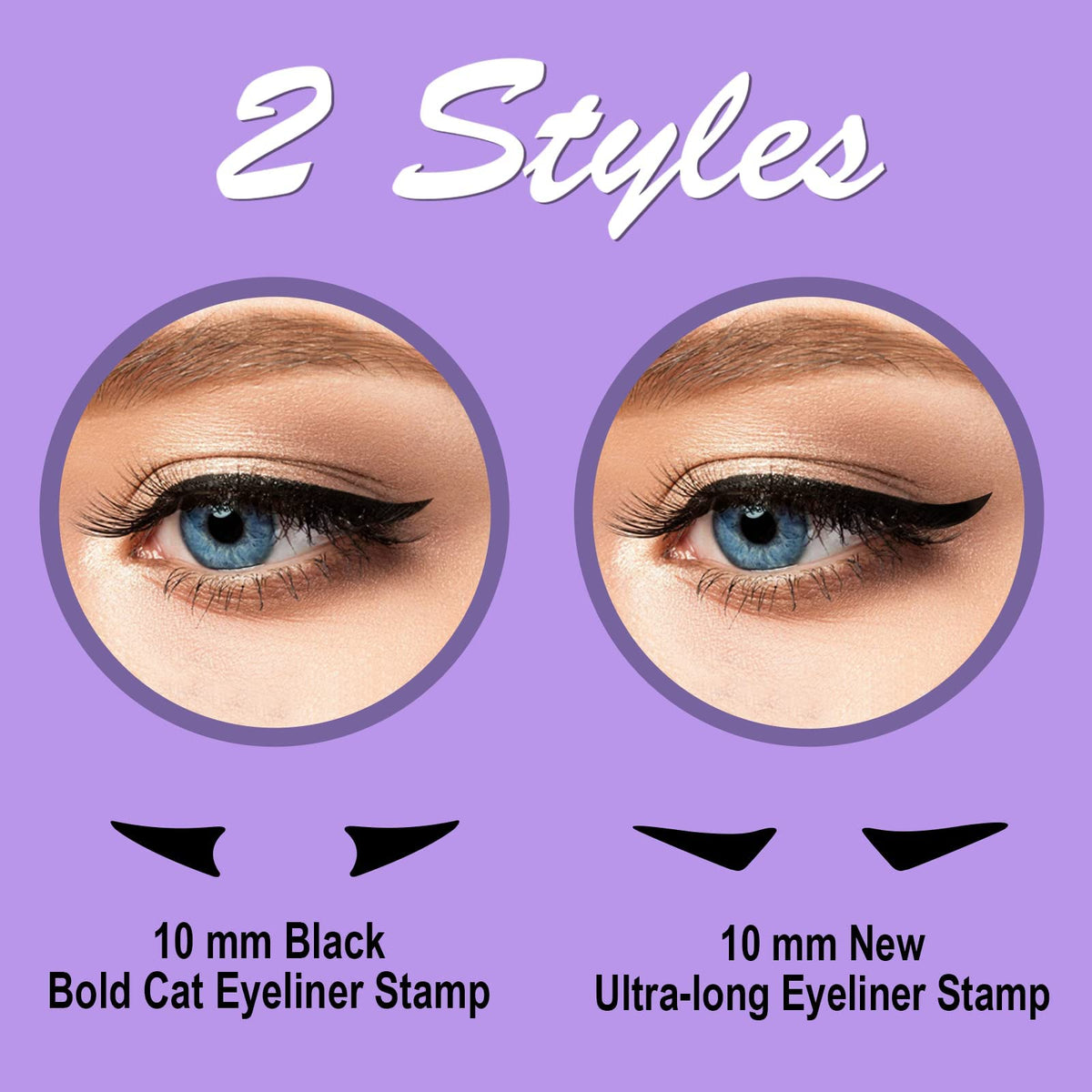 iMethod application on eye illustrating quick wing creation and long-wear benefit