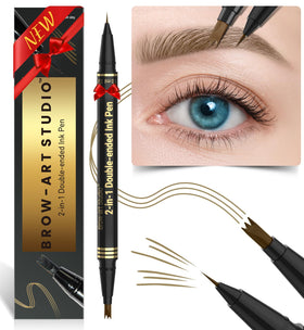 iMethod brow pencil front view showing packaging and dual ends for easy use